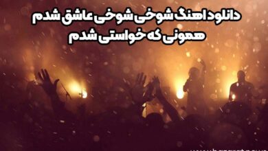 دانلود اهنگ شوخی شوخی عاشق شدم همونی که خواستی شدم