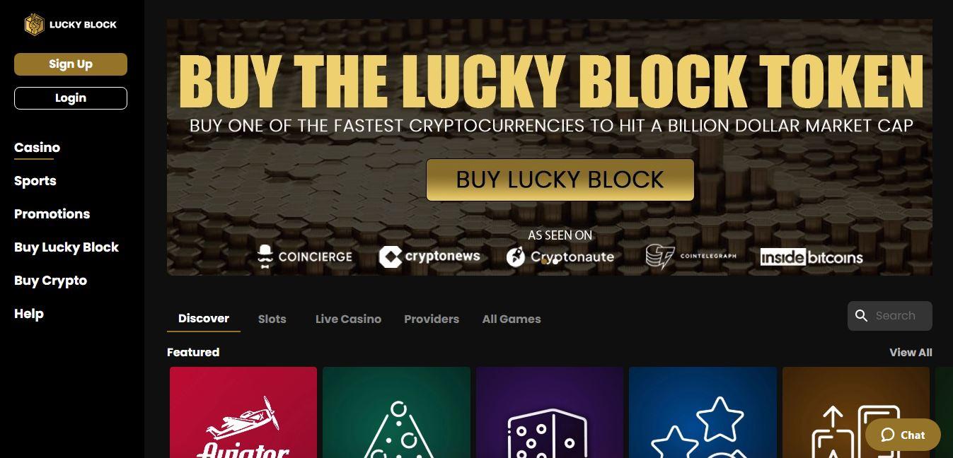 سایت لاکی بلاک (luck block)
